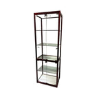 Vitrine rectangulaire contemporaine en verre noir