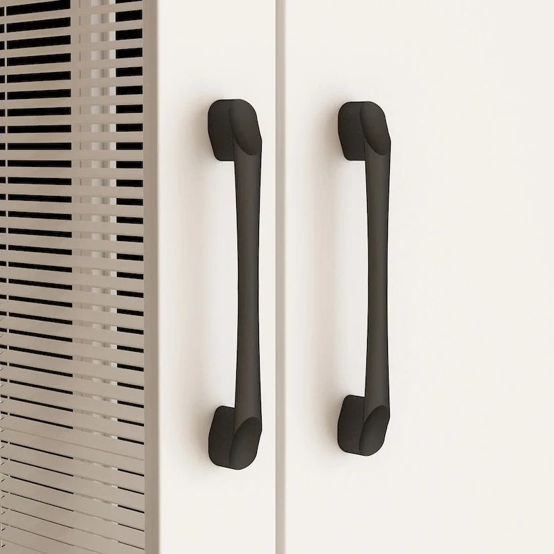 Armoire penderie avec miroir et tringle télescopique (gain de place)