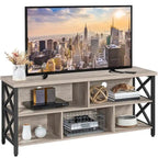 Meuble TV industriel Yaheetech 65 pouces avec 5 placards de rangement pour TV
