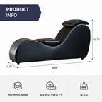Mixoy Chaise de Yoga d'intérieur, Chaise longue de yoga incurvée pour adultes, étirements, exercices, relaxation