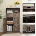 Meuble bas avec 2 portes et 2 tiroirs – 29 P x 60 L x 108,5 H cm