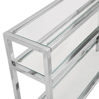 Carolina Living Chrysalis - Console 3 plateaux en verre - Or