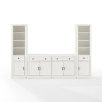 Ensemble buffet et bibliothèque 3 pièces Crosley Tara - 15x97x67,63