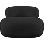 Meridian Furniture Fauteuil en tissu bouclette Venti