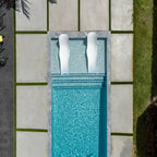 Panama Jack Lot de 2 chaises longues de piscine Wave