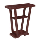 Table console Newport V avec étagères de Convenience Concepts