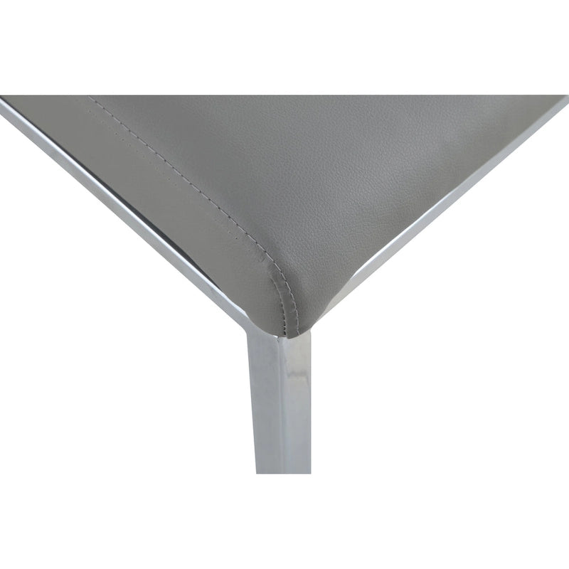 Chaise cantilever rembourrée contemporaine Somette, lot de 4