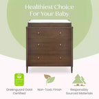 Commode 3 tiroirs avec plan à langer - Chambre d'enfant