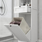 Meuble de tri de linge inclinable à un tiroir