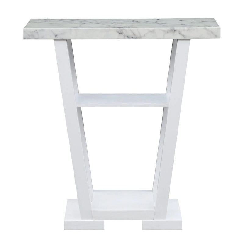 Table console Newport V avec étagères de Convenience Concepts