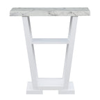 Table console Newport V avec étagères de Convenience Concepts