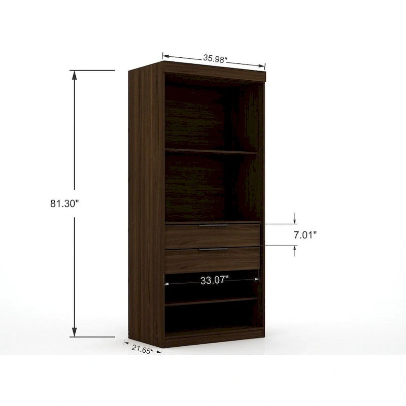 Ensemble de 2 armoires de coin Mulberry 3.0 modernes
