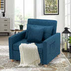 Fauteuil convertible 3-en-1, plusieurs coloris, une place