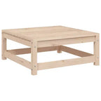 vidaXL Ensemble de canapés de jardin en bois de pin massif Grand canapé d'extérieur modulaire - Pin naturel sans coussin