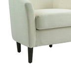 Fauteuils d'appoint modernes en forme de tonneau, Fauteuils club confortables