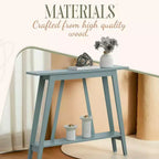 Kings Brand Furniture – Console étroite avec étagère de rangement pour couloir, entrée, vestibule, salon