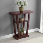 Table console Newport V avec étagères de Convenience Concepts