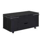 Table basse relevable multifonctionnelle et moderne avec rangement dissimulé, 4 tabourets et roulettes, parfaite pour les espaces de vie modernes.