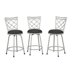 Tabourets Alyssa à hauteur réglable et pivotants Simple Living (lot de 3)