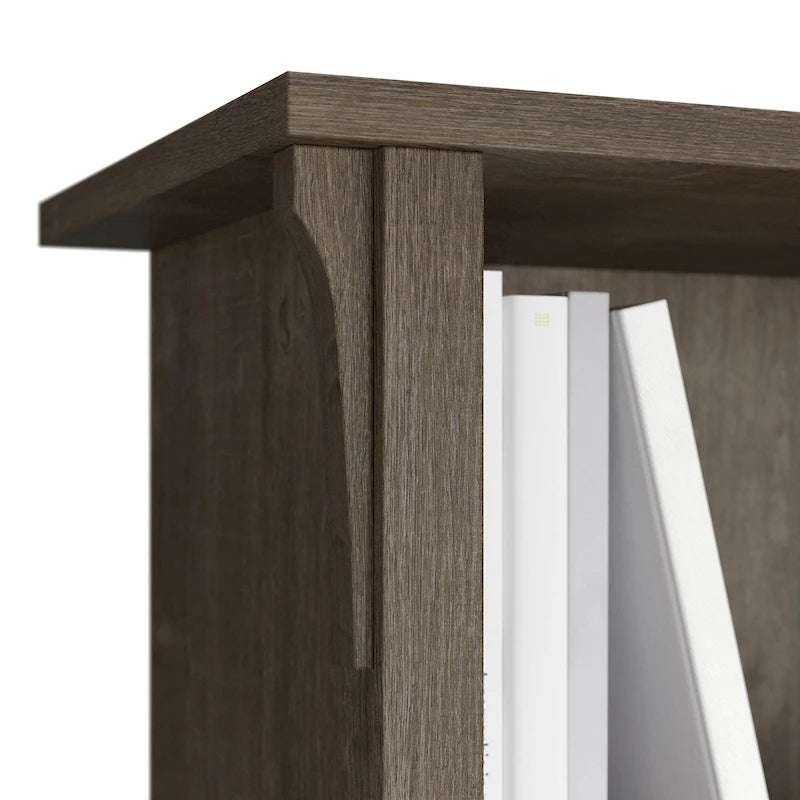 Bibliothèque haute Salinas à 5 étagères (Lot de 2) par Bush Furniture