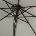 Parasol déporté double toit 274 cm avec cantonnière Kjerstin SAFAVIEH Outdoor