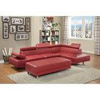 Canapé sectionnel en L 2 pièces en similicuir Riveredge de 277 cm de large - 76L x 109W x 28H