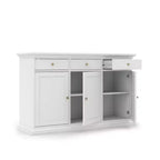 Tvilum, Buffet 3 portes et 3 tiroirs, Blanc