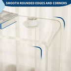 COZONY Table console moderne en acrylique, Table d'appoint étroite transparente, Accent compact pour entrée, Durable et légère, pour salon ou salle à manger