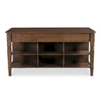 NADAAL STUDIOS Cove, îlot de cuisine en bois avec rangements - 72L x 40,5P x 36,5H