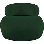 Meridian Furniture Fauteuil en tissu bouclette Venti