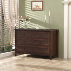 Buffet en bois massif avec tiroirs peints par pulvérisation, meuble de rangement de vaisselle/buffet/console/casier de rangement