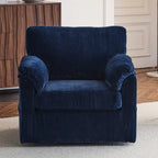 33 Fauteuils Crapaud Individuels en Velours Côtelé