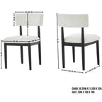 Ensemble de salle à manger 5 pièces Roundhill Furniture Edo, table ronde à tréteaux et 4 chaises rembourrées