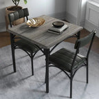 Ensemble table de cuisine et 2 chaises rembourrées