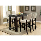 Table de bar rectangulaire rustique en bois