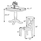 Ensemble de table à manger et chaises 5 pièces pour 4 personnes