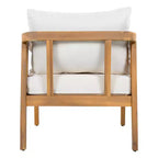 Christopher Knight Home Sunny Salon de jardin moderne 5 pièces en acacia avec table rectangulaire à lattes et 7 places