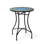 Ensemble bistrot pliant en métal Glitzhome pour extérieur, 3 pièces, table et chaises de patio
