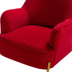 Fauteuil de salon confortable Odo en velours avec assise rembourrée, lot de 2 | Karat Home