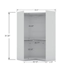 Mulberry 2.0 Semi-ouvert 3 sections Moderne 4 tiroirs Armoire d'angle Ensemble de 3