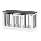 Résidence pour animaux de compagnie avec renfort en tube de fer Cage pour chien élégante et robuste