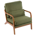 Fauteuil d'appoint rembourré Mid-Century Modern