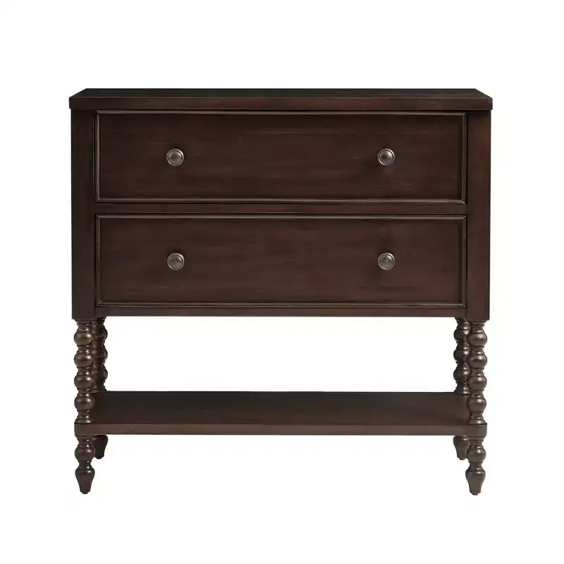 Console 2 tiroirs style ferme