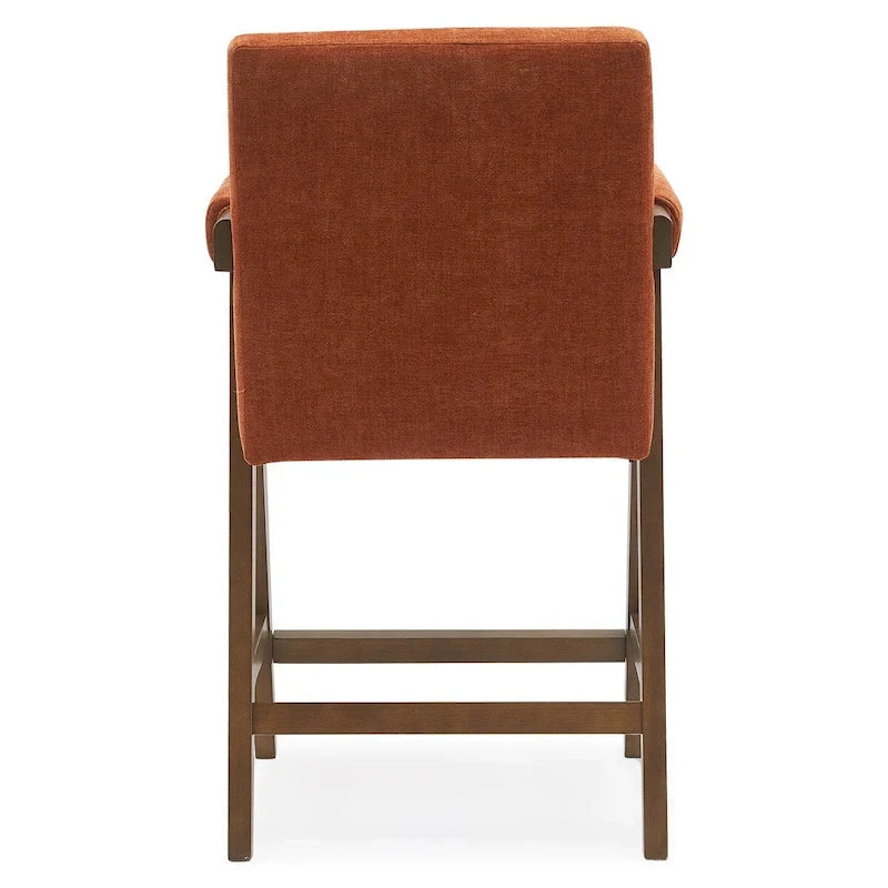 Tabouret de comptoir rembourré contemporain, unité