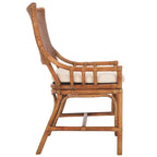 Chaise de jardin en rotin avec coussin 22 L x 24 P x 37 H 22L x 24P x 37H