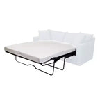 DynastyMattress Surmatelas en mousse à mémoire de forme 4 pouces CoolBreeze pour canapés-lits convertibles et pliants – Taille standard – Canapé non inclus – Fabriqué aux États-Unis