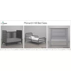 Lit de tout-petit en métal Ivy Monarch Hill de Little Seeds