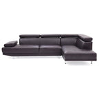 Canapé sectionnel en L 2 pièces en similicuir Riveredge de 277 cm de large - 76L x 109W x 28H