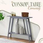 Kings Brand Furniture – Console étroite avec étagère de rangement pour couloir, entrée, vestibule, salon