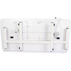 SewingRite SewStation 101 Table de couture pliante portable avec pieds en acier, blanc – Parfaite pour la maison, le bureau et les entreprises